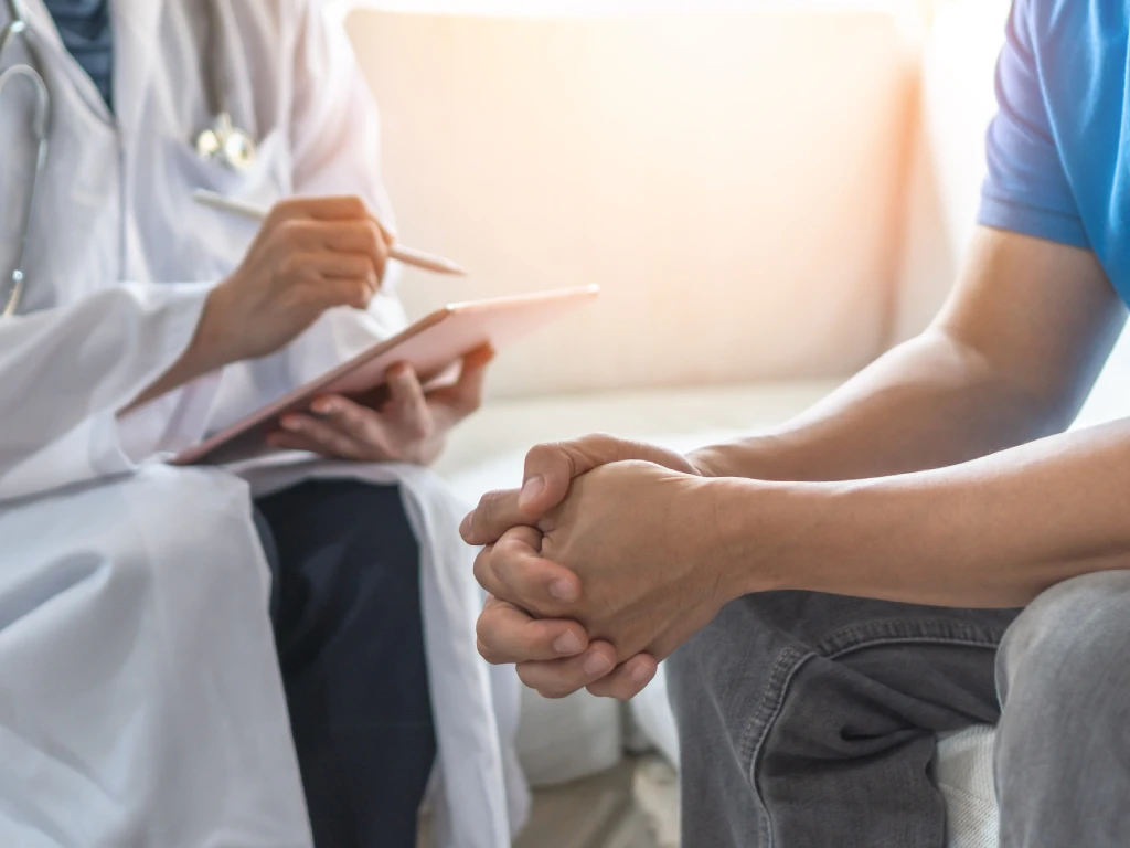 Medical consultation for swallowing difficulties