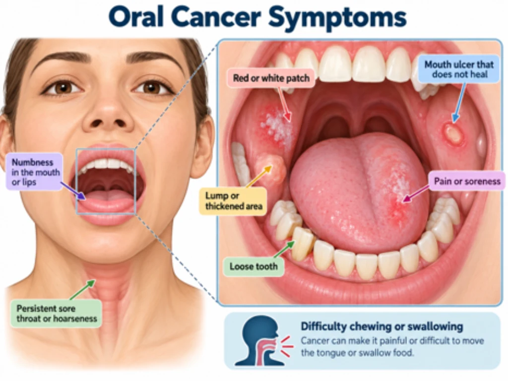 Symptoms of Oral Cancer